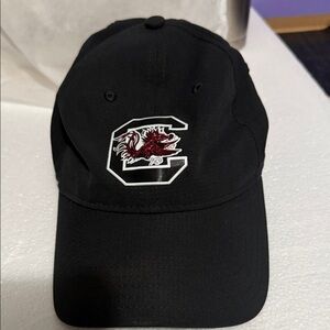 Under Armour Black Hat with Red Logo